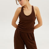 Tank top in Chocolate
