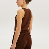 Tank top in Chocolate