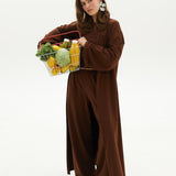 Soft Touch cardigan in Chocolate