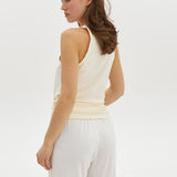 Tank top in Butter Yellow