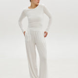 Soft Touch suit in Milk