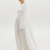 Soft Touch suit in Milk