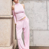 Soft Touch pants in Powder Pink