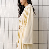 Soft Touch suit in Butter Yellow
