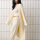 Soft Touch suit in Butter Yellow