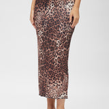 Long skirt in Leopard