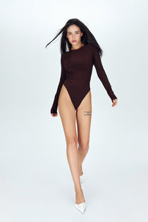 Basic bodysuit in Chocolate, photo 1