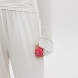 Longsleeve with a boat neckline in Milk