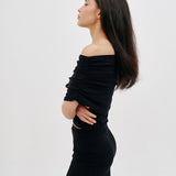 Maxi skirt in Black