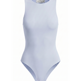 Halter-neck bodysuit in Light blue