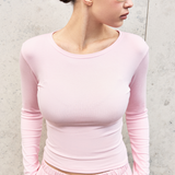 Soft Touch top in Powder pink
