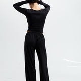 Soft Touch suit in Black